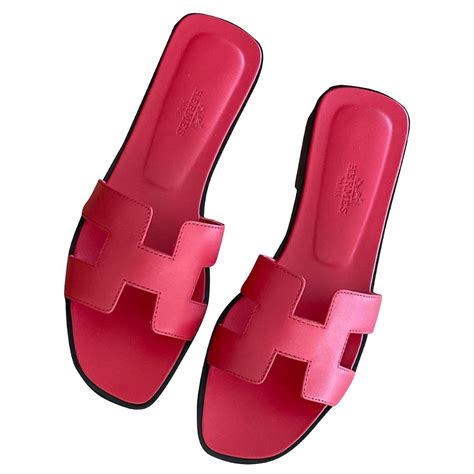 hermes oran sandals pink|hermes oran sandals men.